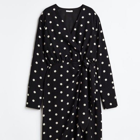 H&M Tie-Detail Wrap Dress - Picture 5 of 10